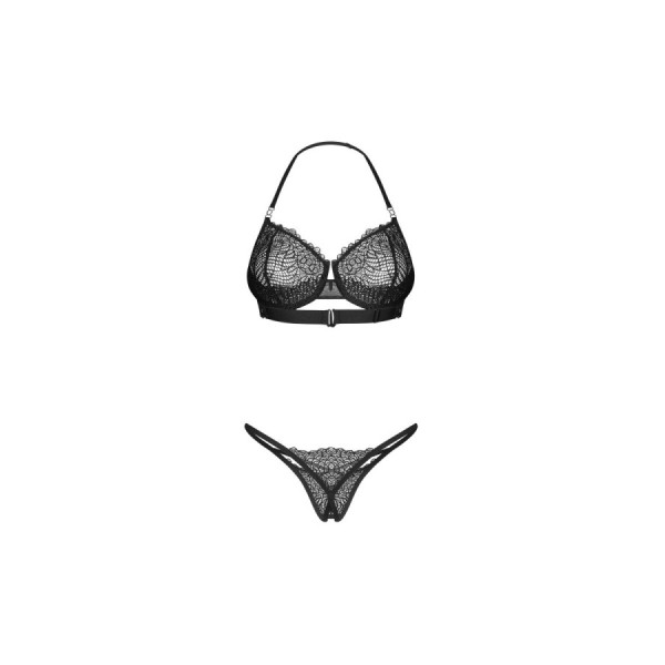 Iliosa ensemble 2 pièces ouvert - Noir